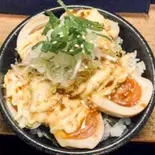 半熟味付玉子のネギマヨ丼(ごはん250g)（らーめん柊 Ramen shu）