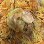 Prawn biriyani エビ ビリヤニ（ビリヤニハウスodaan）