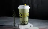 宇治抹茶タピオカミルクティーM（TOKI SEVEN TEA＆台湾ジーパイ、自家製唐揚げ 大塚店）