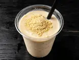 禁断のザクザク食感に溺れる 黒糖かりんとう3倍増量の超濃厚きな粉豆腐スムージー(表参道スンドゥブ倶楽部)