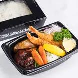 ハンバーグ エビフライ付き（たいめいけん）