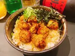 つくね丼(にわとりのすけ西宮北口店)