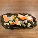 サーモン尽し(回転すし 海幸)