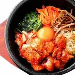 激辛！ブルダックチキンビビンバ（肉丼＆ビビンバ専門店 カンビーフ）