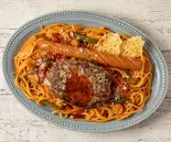 ハンバーグナポリタン（『ナポリデイズ』〜ナポリタンと、ちょっといい日〜 博多筑紫口2号店）