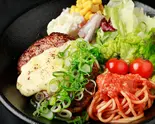 チーズネギ塩だれハンバーグ（GRILLハンバーグキッチン森山）