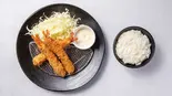 エビフライ定食(北海らむしゃぶ×厳選ぶたしゃぶ 菜々亭)
