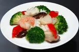海鮮三種炒め（蓬莱春飯店 本店）