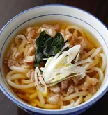 四元豚かすうどん（匠のうどん 彩屋 芝浦店）