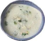 鶏肉お粥（中華料理 揚州飯店）