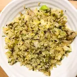 高菜と豚肉入りチャーハン(龍盛菜館 水天宮店)