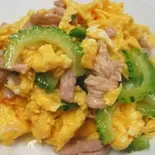 ゴーヤ玉子炒め 【苦瓜炒鸡蛋】(川味苑 (センミエン))