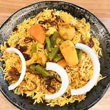 ベジタブルビリヤニ・ライタセット(Vegetable Biryani・Raita Set)（インドレストラン＆バー ディヤ）