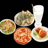 バジルチーズナンセット/ Basil Cheese Naan Set(インドネパールレストランアムル)