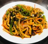豚肉の四川風炒め(酔香園)
