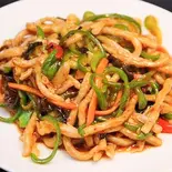 豚肉の四川風炒め（聚楽飯店）