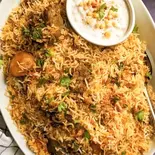 マトンビリヤニ Mutton Briyani（インディンネパールフードキャラバン）