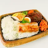 ハンバーグ チキン照り焼き弁当(洋食バーグ 名駅店)