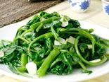 空心菜の炒め（中華料理　南砂餃子坊　北砂店）