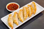 ハーフ＆ハーフ揚げ餃子/Half ＆ Half Fried Gyoza（ロイヤルキンパ 練馬）