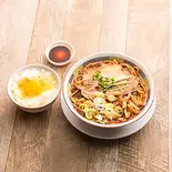 サバ醤油そば+玉子かけごはん（元祖 吉田商店）