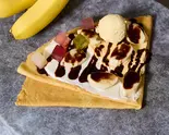 バナナチョコカスタード(Creperie ユニーぷ)