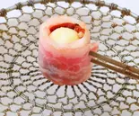 モッツァレラチーズとドライトマト（牛かつ 宮下）