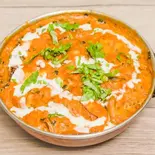 バターチキンキーマカリー(プレーンナン1枚つき)Keema butter masala(1 plain naan Incl)（インド・バーラト料理 バーラティ 錦糸町店）