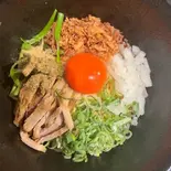 和風煮干しまぜそば（中華そば ひのき屋）
