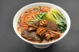 紅焼牛雑麺(牛ホルモン麺) Organ meat noodles(国壱麺 御徒町本店)