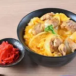 紅しょうが親子丼 Pickled Red Ginger Oyako Rice Bowl(親子丼 鶏茶房)