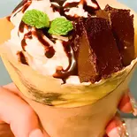チョコクレープ（Jewel クレープ・アイス専門店）