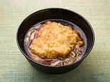 人気NO1 鶏天太麺そば！（雑賀屋）