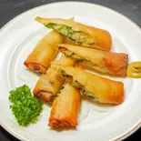 野菜春巻(素材春卷) 3個（東京穆斯林飯店 ムスリム飯店）