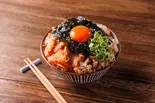 【並盛】韓国風月見チャーシュー丼 Korean Style Egg Chashu Rice Bowl（究極のチャーシュー丼 豚太郎 日比野店）