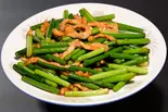 ニンニクの芽と豚肉炒め（蓬莱春飯店 千駄木店）