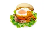 【期間限定】シンガポールラクサチキンバーガー/高加水バンズ（the 3rd Burger 新宿大ガード店）