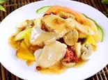 アワビとXO醤の炒め（紹興飯店）