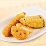 野菜フライ盛り合わせ Assorted Fried Veggies（かつ庵 鶴見中央店）