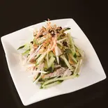チャーシュー胡瓜ネギ合え（中華料理上海亭蕨店）