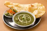 ほうれん草チキンカレーセット/Sag Chicken Curry Set（すなお上野店）