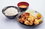 きしからミックスからあげ弁当(唐揚げ4個入り、みそ汁付)（きしから六甲道店）