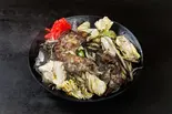 豚入り焼きそば(いかすみ)（大盛り無料！具材山盛り焼きそば専門「かなざわ商店」）