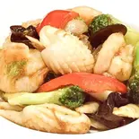 海鮮二種XO醤炒め（本格中国料理 龍華軒）