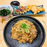 選べる炒飯・唐揚げ(2個)・餃子(3個)わかめスープセット【酢醬油】（【本格町中華】珍十番）
