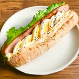 たまごとベーコン（パンとスープ。Cafe Karanos[カラノス]）