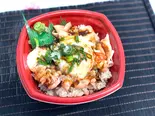 サーモンユッケ丼（丼丸 政宗 中村橋店）