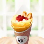 いちごソースカスタード(ボリューム満点クレープ!CREPE咲)