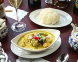 グリーンカレーセット THAI GREEN CURRY with RICE（アジアンレストラン バジル 丸の内店）