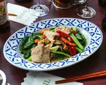 小松菜と豚肉炒め KOMATSUNA with PORK（アジアンレストラン バジル 丸の内店）